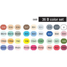 Resim Copic Ciao Marker 36Lı Set B 