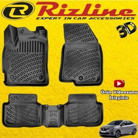 Resim Renault Taliant 3D Paspas Havuzlu Siyah 2021 Sonrası Rizline N11.4929 