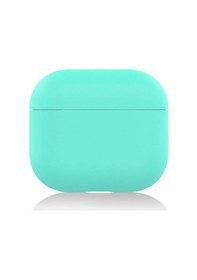 Resim Wozlo Apple Uyumlu AirPods 3 Koruyucu Kılıf - 3. Nesil Silikon Kulaklık Koruma Kılıfı - Mint 