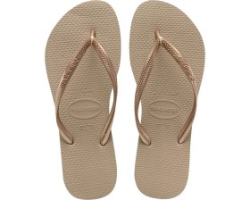 Resim Havaianas Kadın Terlik 4000030-3581 Bakır Renk Suni Deri Parmak Arası 39-40 Sezonsuz 