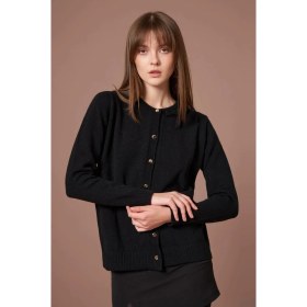 Resim Ftz Women Kadın Şardon Hırka Siyah 25288 