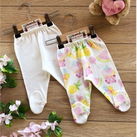 Resim Renkli Puset Penye 2'Li Pijama Cupcake Desen 