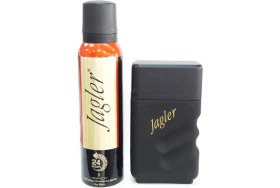 Resim Jagler Classic Erkek Parfüm Seti 50 ml EDT ve 100 ml Erkek Deodorant Meyveli Koku 