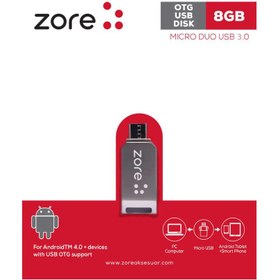 Resim Zore 3.0 Micro Metal OTG 8 GB 
