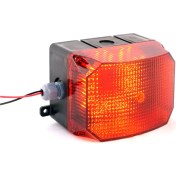 Resim Mesan Küp LED Multifonksiyon 43 Ses Siren MS 251 Kırmızı 12-24VAC/DC 