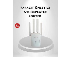 Resim Alvo Store Buğz 300MBPS Wifi Menzil Genişletici 4 Antenli Wpa3 Güvenlikli Priz Tipi Repeater 