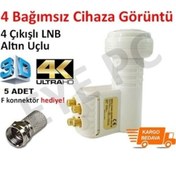 Resim EYEPC 4 Uydu 4 Çıkışlı LNB 