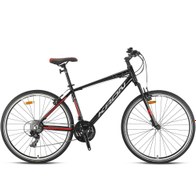 Resim Tx 75 - 28inç Trekking Lady - 17 - 21 Vites - Mekanik Disk Fren - Siyah-Füme/Kırmızı 