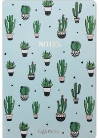 Resim Kaktüs Mavi Notebook - Defter 