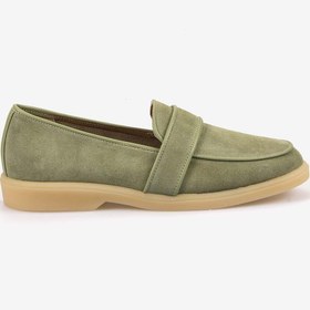 Resim Kemal Tanca Kadın Casual Süet Loafer Ayakkabı Kauçuk Taban T101 