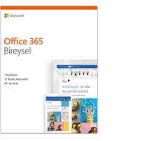 Resim Microsoft 365 Bireysel Türkçe Yeni Bilgisayar Çevre Birimleri 