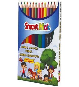 Resim Smart Kids Jumbo Kuru Boya 12 Renk Tam Boy Diğer 