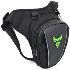 Resim Motosentrik 11-mc-0105 Motosiklet Binicilik Bacak Çantası Bel Çantası Yeşil , Boyut:11-mc-0105 Yeşil Gri 