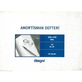 Resim Amortisman Defteri 20 Yap. 23X31 Cm Özkan 