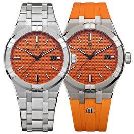 Resim Maurice Lacroix ML-AI6008SS00F530-E Erkek Kol Saati ve Yedek Kordon 