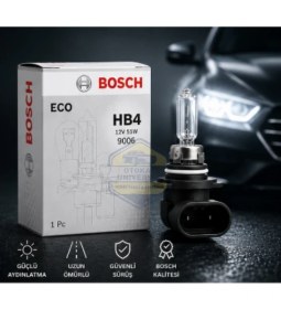 Resim Bosch Hb4 9006 Halojen Ampul 12V 51W (1 Adet) 
