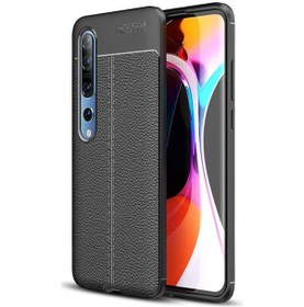 Resim Xiaomi Mi 10 Pro Kılıf Niss Deri Görünümlü Silikon Kapak 