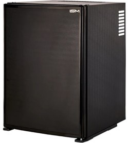 Resim ISM Şarap ve İçecek Soğutucu 40 Litre – Sessiz Siyah Mini Buzdolabı Otel Tipi Minibar 