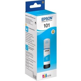 Resim KARTEK BİLİŞİM ORJİNAL Epson 101 mavi mürekkep şişe 
