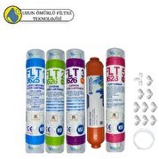 Resim Pemax Water Solutions Kapalı Kasa Su Arıtma Cihazları İçin Sertifikalı 5'li Mebransız 12" Tatlandırıcılı-Mineral Set 