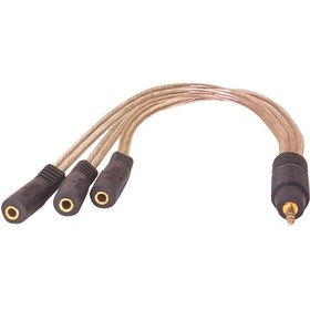 Resim 3.5 Mm Stereo Erkek3 X 3.5 Mm Stereo Dişi 5 1 Kablo Powermaster 