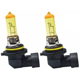 Resim Zembil 12V Hb4 9006 Süper Sarı Işık Civciv Sarısı Limon Sarısı Ampul Set 