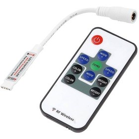 Resim POWERMASTER 5 VOLT - 24 VOLT MİNİ KUMANDALI RGB KONTROL DEVRESİ 