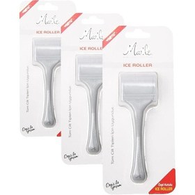 Resim Mar'le Cilt Sıkılaştırıcı Gri Ice Roller Yüz Masaj Aleti 3 Paketi 0 