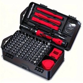 Resim Elmpaly 115 Parça Playstation 4 Tamir Takımı Dl072918 11 Kırmızı Profesyonel Telefon Tamir Aletleri Plastik Saklama Kutusu Saat Ve Elektronik İçin Hassas Tornavida Seti 