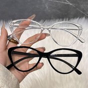 Resim 2 adet Kedi Göz Tasarımı Klasik Moda Gözlük Erkekler ve Kadınlar için Uygun, Tüm Gün Konforu için Hafif Tasarım, Şık Mükemmel Aksesuar 