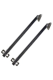 Resim markentegra Dolap Çekmecesi için Metal Kapak Makası | 25 cm Amortisör Piston (1 Çift) 