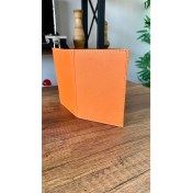 Resim Efe Deri Dikişli Araç Ruhsat Kılıfı Kabı Ruhsatlık Ruhsat Koruyucu 