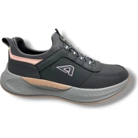 Resim Cakgo Acropol 137-26 Cilt Deri Slip On Anatomik Kadın Sneaker Füme Pudra 36-40 
