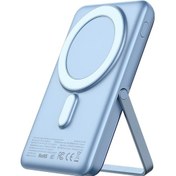 Resim Mcdodo Mc-0692 15W Pd 10.000Mah Magsafe Kablosuz Şarj Powerbank Mavi 