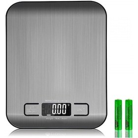 Resim Dijital Mutfak Terazisi Paslanmaz Çelik Elektronik Lcd Ağırlık 5 Kg Ölçeklii Pişirme Ölçü Aleti 