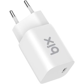 Resim Bix BX45G Gan Type-C Pd 45W Pps Mini Hızlı Şarj Cihazı iPhone Samsung Huawei iPad Uyumlu Beyaz 