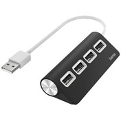 Resim HM.200119 Usb Hub 4 Ports Usb 2.0 480 Mbit/S Siyah Hama