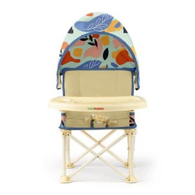 Resim Minimono Tenteli Portatif Mama Sandalyesi- Flora 