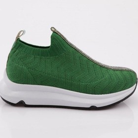 Resim Dgn 765 Kadin Taş Eritli Sneaker 765-2030-R1938 Yeşil 