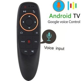 Resim G10 Akıllı Sesli Uzaktan Kumanda 2.4g USB Alıcılı Mini Kablosuz Akıllı Uzaktan Kumanda Android Tv 