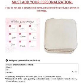 Resim Willowhaven Kişiselleştirilebilir Deri Takı Kutusu - Gravürlü Beyaz F5 Seyahat Organizer 