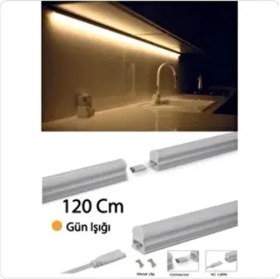 Resim Cata Mutfak Tezgah Altı Aydınlatma 20W 120CM Gün Işığı Özellikli Sarı Renkli 