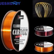 Resim JESHUPEY 100m/109YD Fluorocarbon Karbon Güçlü Misina - Süper Güçlü, Aşınmaya Dayanıklı, Düşük Görünümlü Turuncu Ana Misina, Tuzlu Su & Tatlı Su Balıkçılığı için, Dayanıklı & Pürüzsüz Atış, Tuzlu Su Balıkçılığı Misinası, Şık Makara Tasarımı 