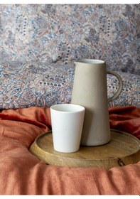 Resim Tek Kişilik Lona Kiremit Kadife Battaniyeli Nevresim Takımı Kiremit 