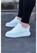 Resim Wg019 Beyaz Triko Erkek Casual Ayakkabı Beyaz 