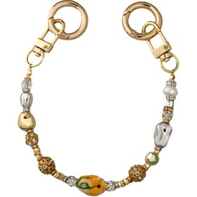Resim Sun Petal Murano Esintili Cam İşlemeli Çanta Süsü - LuxCharm (Bag Charm) | Happyangels 
