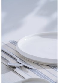 Resim Acar Rumi Yuvarlak Tabak - 27 Cm Beyaz 
