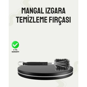 Resim Paslanmaz Çelik Telli Mangal Temizlik Fırçası 