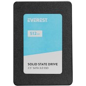 Resim Everest ES512A 512GB 2.5 SATA3.0 550MB/460MB 3D NAND Flash SSD (Solid State Drive) Everest