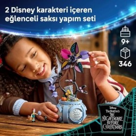 Resim Sally’nin Saksısı 43288-9 Yaş ve Üzeri Çocuklar Için 2 Figürü Sally ve Küçük Kara Kedi ile Yapay Çiçekler Içeren Yaratıcı Oyuncak Yapım Seti, Hediye Fikri (346 Parça) 